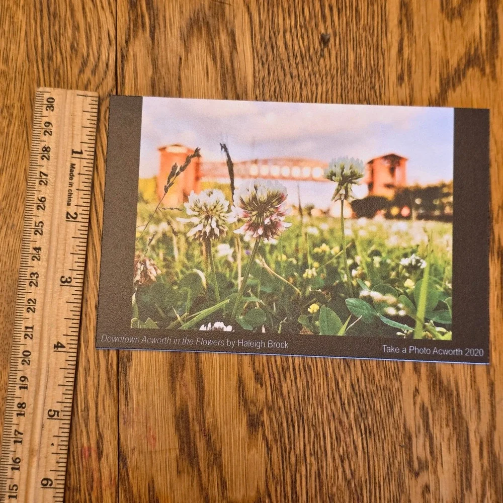 Set 6ct Postcards Acworth Georgia History Architecture Scenic‎ Churches 4